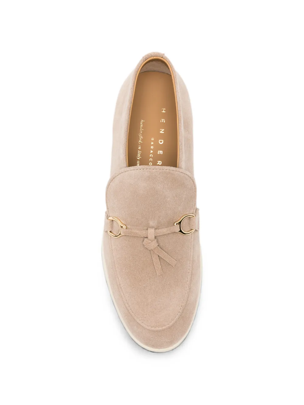 Henderson Baracco suede loafers Beige