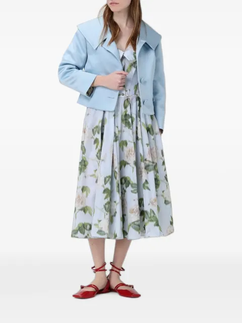 Antonio Marras robe fleurie à épaules dénudées