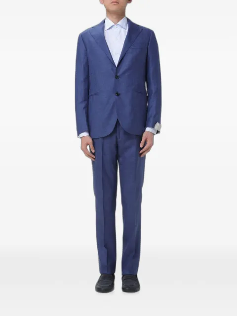 Luigi Borrelli single-breasted wool suit