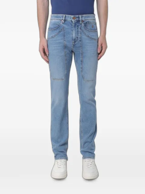 JECKERSON patch-detail skinny-fit jeans