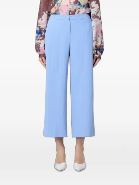 Hanita cropped crêpe trousers