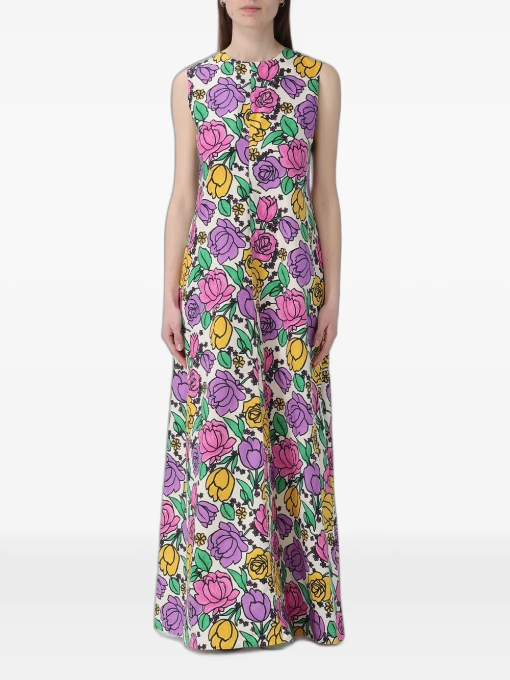 Ter Et Bantine floral-print sleeveless maxi dress