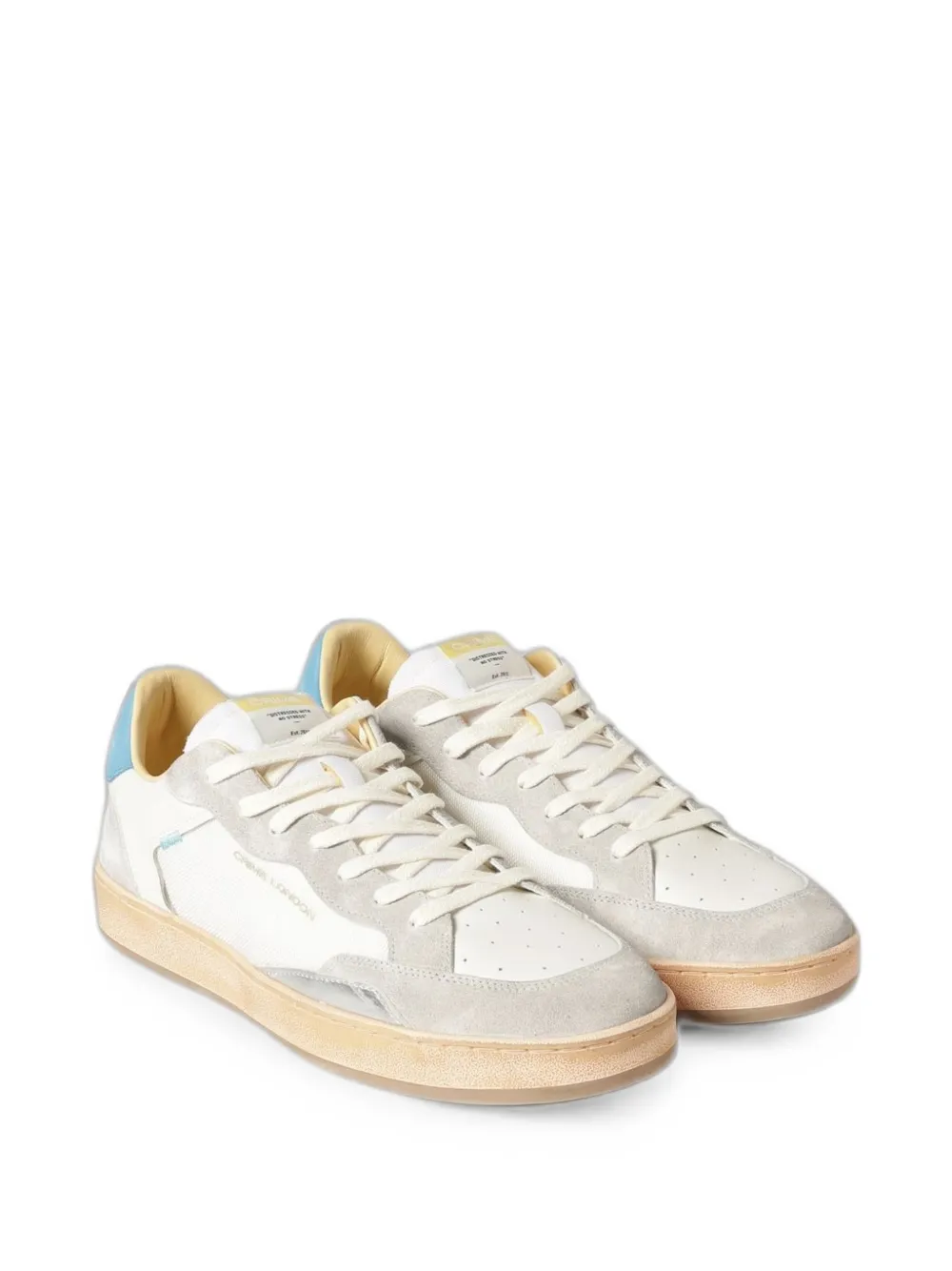 Crime London Chelsea panelled sneakers Wit