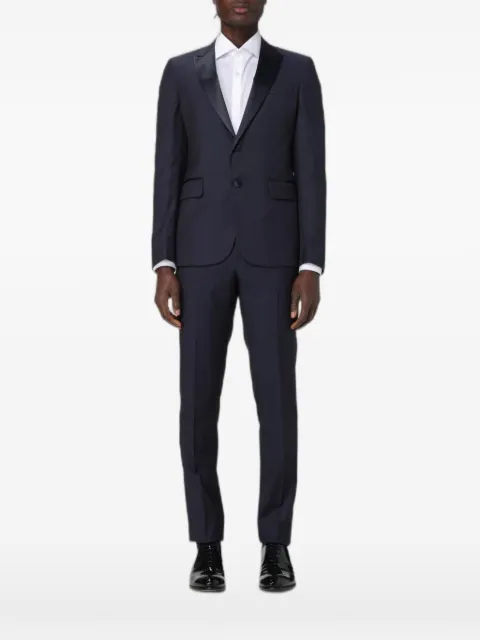 Brian Dales peak-lapel wool suit
