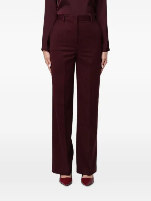 Hanita pinstripe wide-leg trousers
