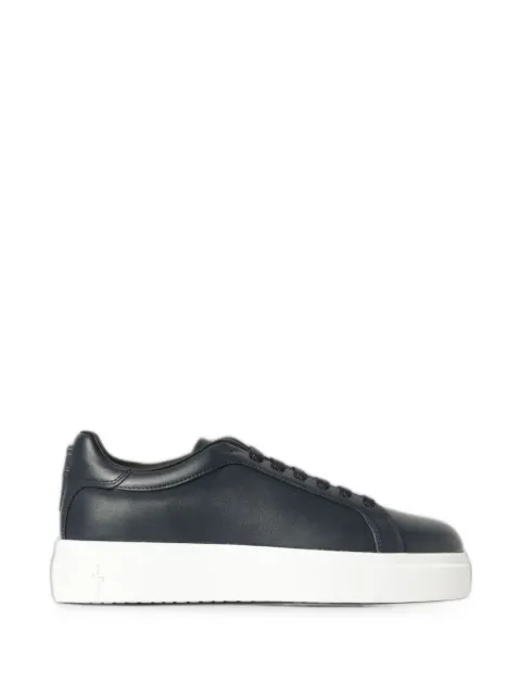 Cesare Paciotti logo-detail leather sneakers