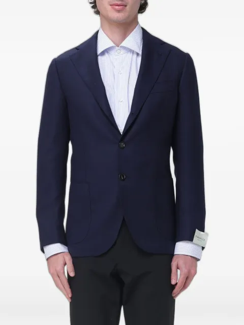 Luigi Borrelli single-breasted wool blazer