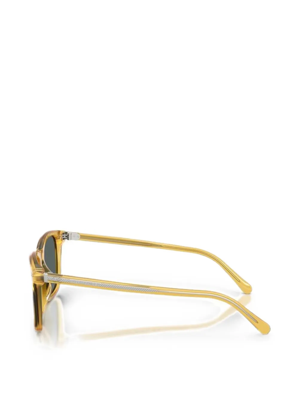 POLO RALPH LAUREN EYEWEAR Zonnebril met vierkant montuur Geel