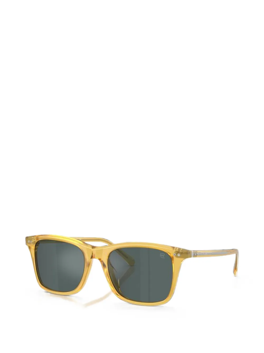 POLO RALPH LAUREN EYEWEAR Zonnebril met vierkant montuur Geel