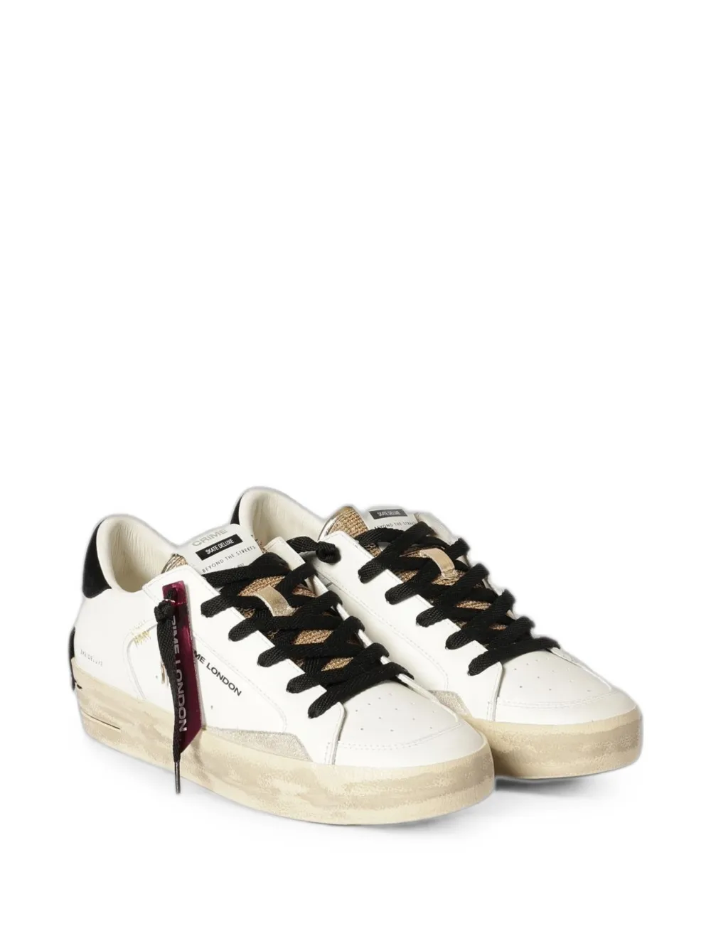 Crime London Sk8 Deluxe Wedge sneakers Wit