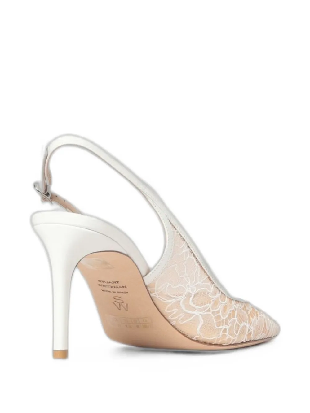Stuart Weitzman Stuart Power slingback pumps Wit