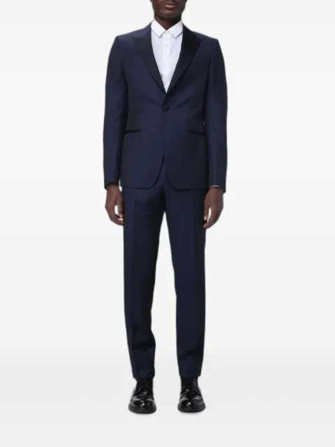 Zegna peak-lapels single-breasted suit