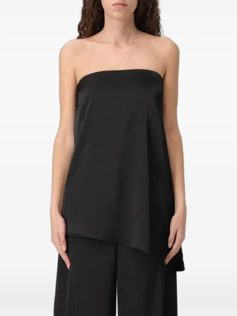 Hanita asymmetric strapless top
