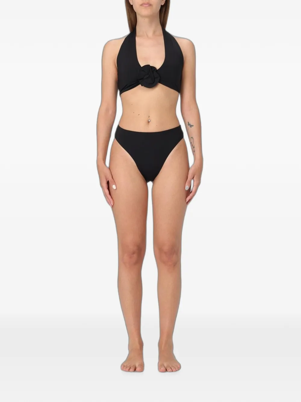 Maygel Coronel halter-neck bikini - Nero