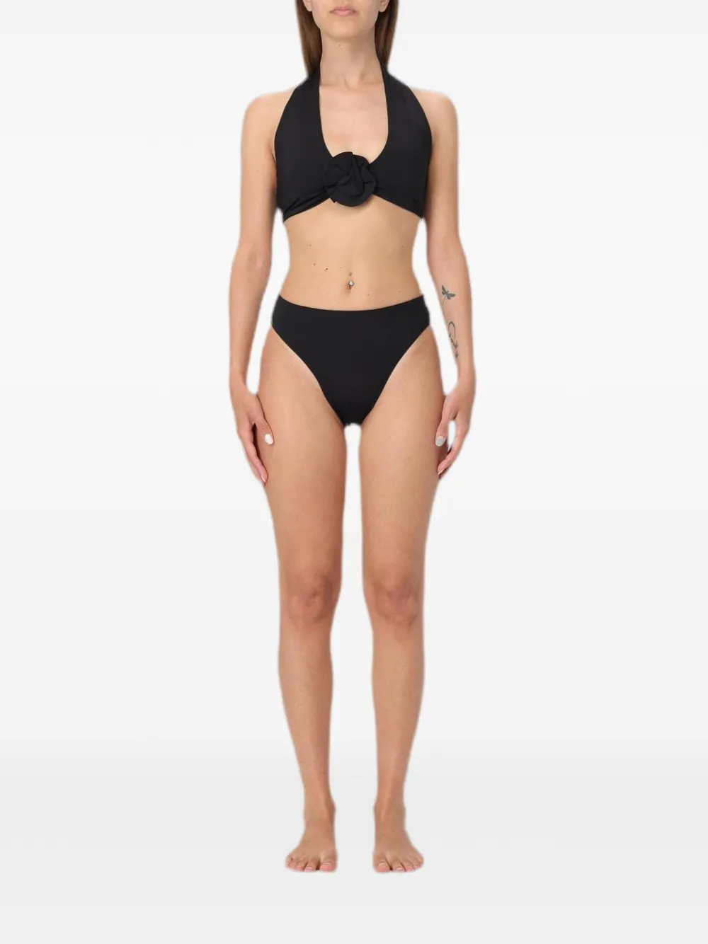 Maygel Coronel halter-neck bikini - Nero