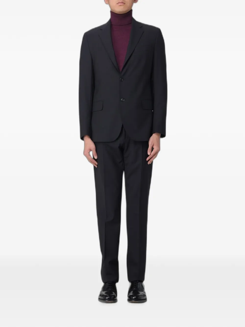 COLAMARINO notch-lapel single-breasted suit - Grigio