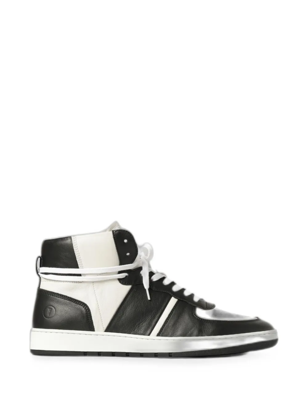 Collegium Destroyer leather sneakers - Nero
