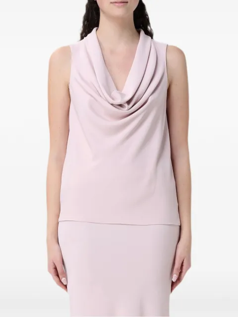 Hanita cowl-neck sleeveless top