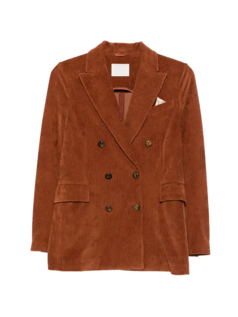 Circolo 1901 blazer de pana con doble botonadura
