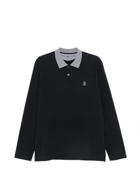 Brunello Cucinelli polo à manches longues