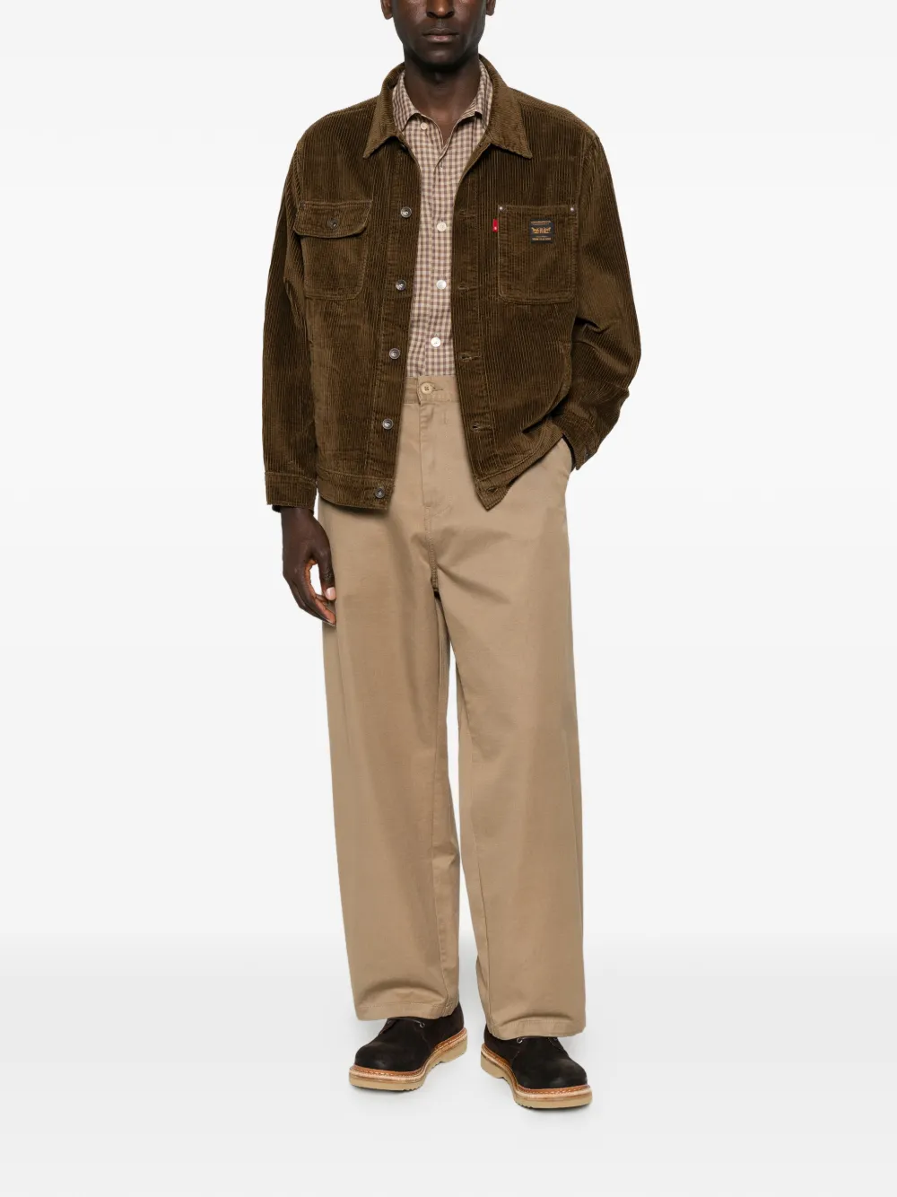 Levi's corduroy pocket-detail jacket Bruin