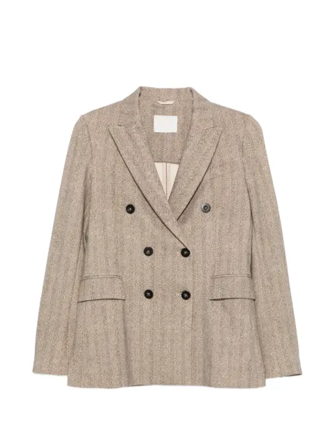 Circolo 1901 double-breasted herringbone jacket
