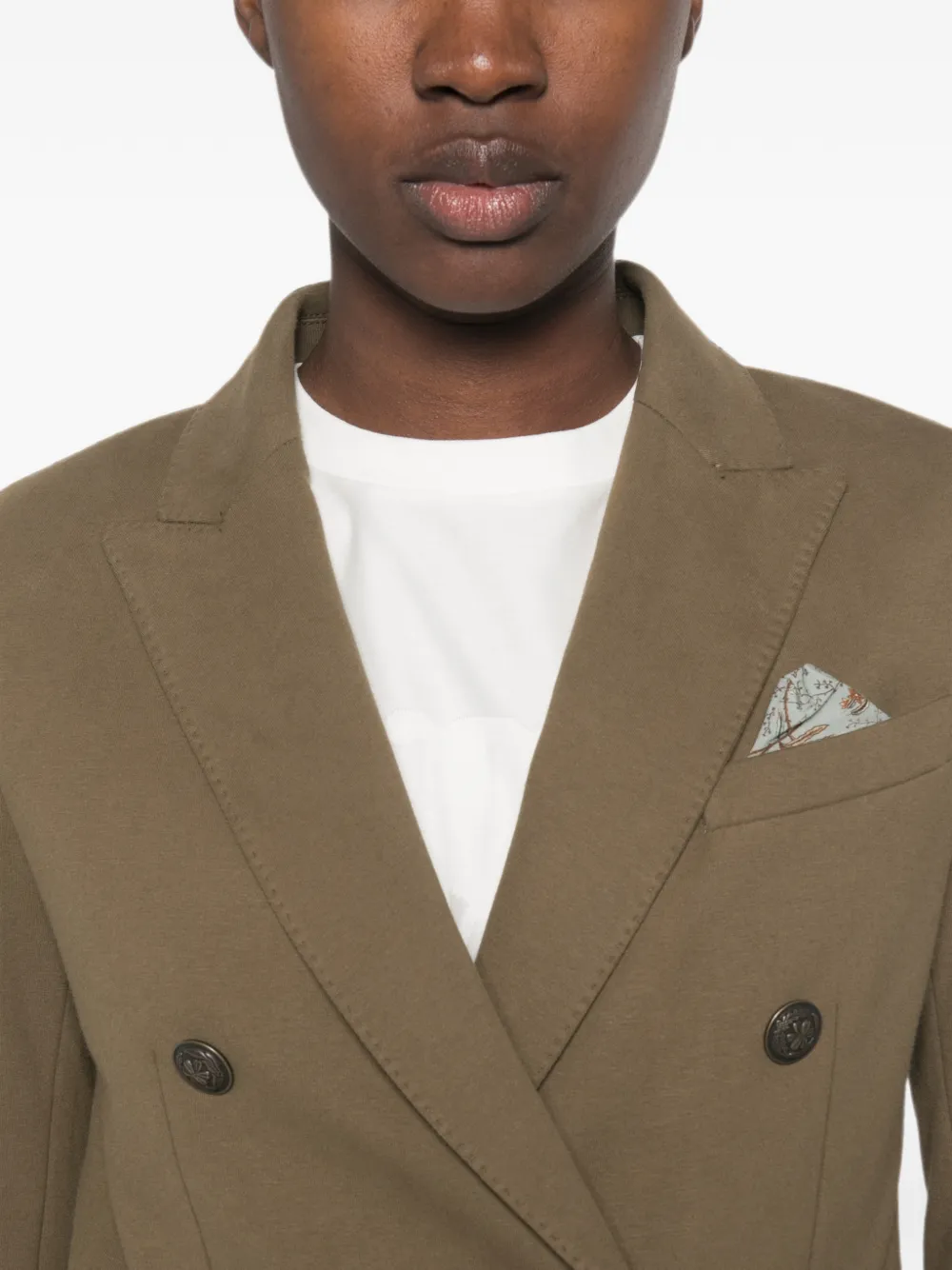 Circolo 1901 Blazer met dubbele rij knopen Groen