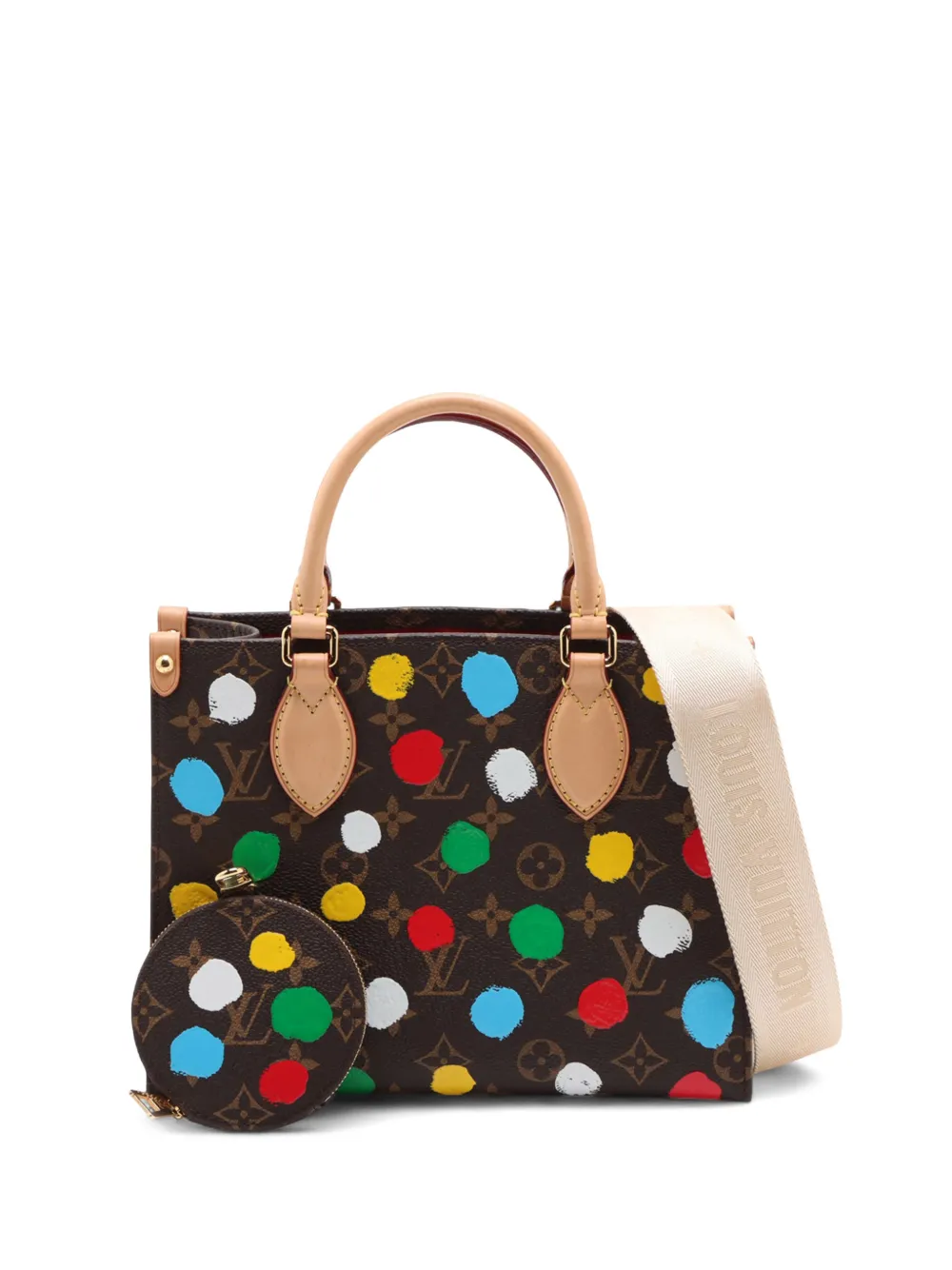 Louis Vuitton Pre-Owned 2023 x Yayoi Kusama Monogram OnTheGo PM satchel - Braun