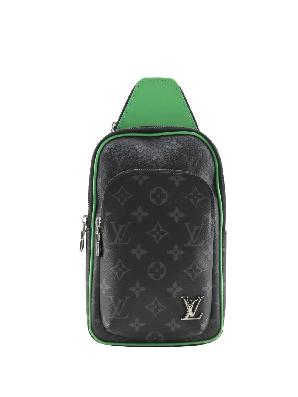 Louis Vuitton Pre-Owned 2021-2026 Monogram Eclipse Avenue Slingbag PM crossbody bag - Schwarz
