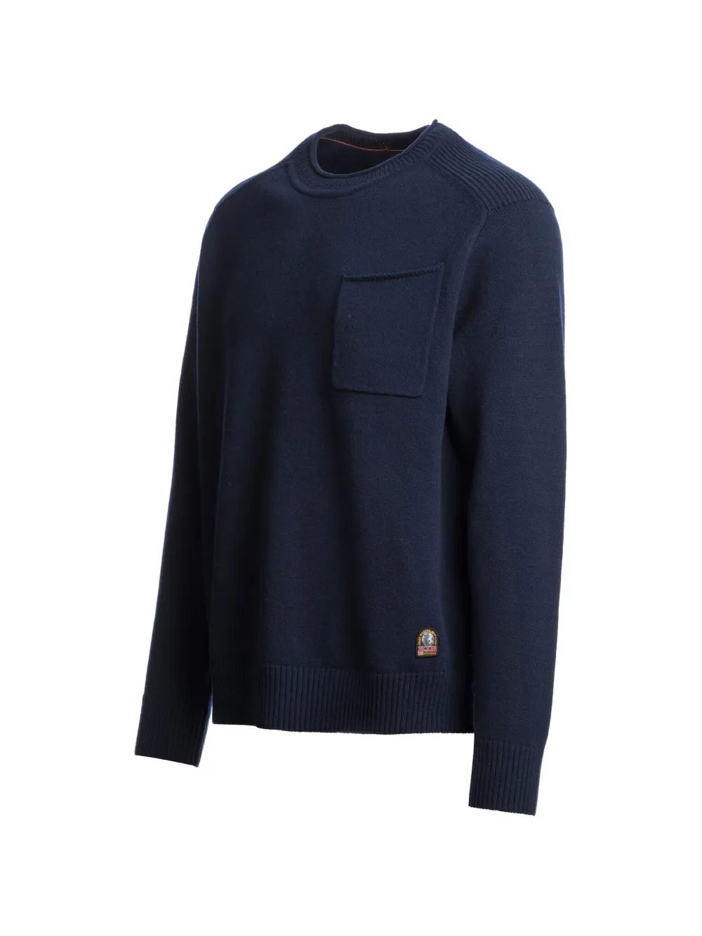 Parajumpers Enego trui met opgestikte zak en ronde hals Blauw