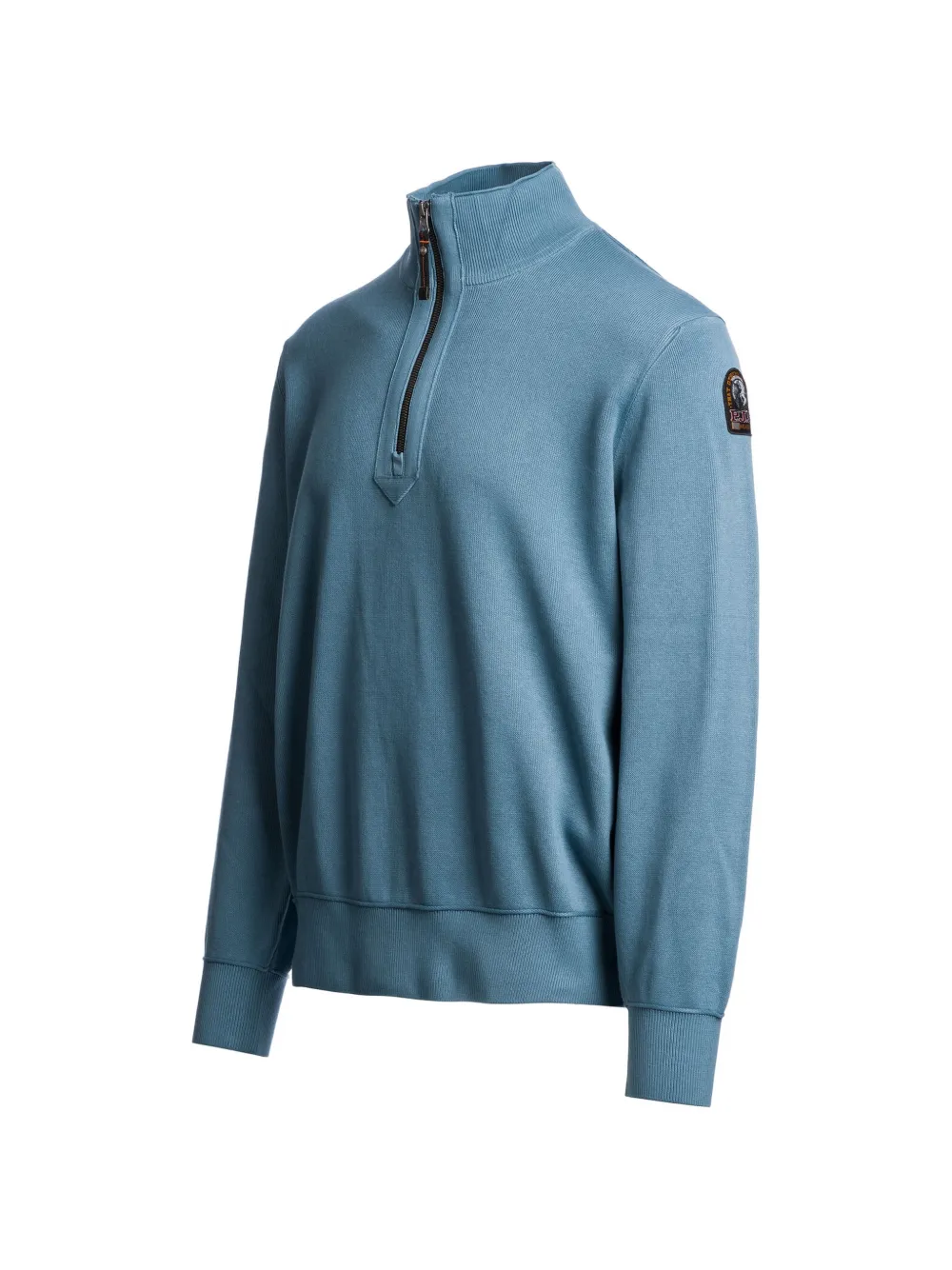 Parajumpers Basic Scoe gebreide trui met halve rits Blauw