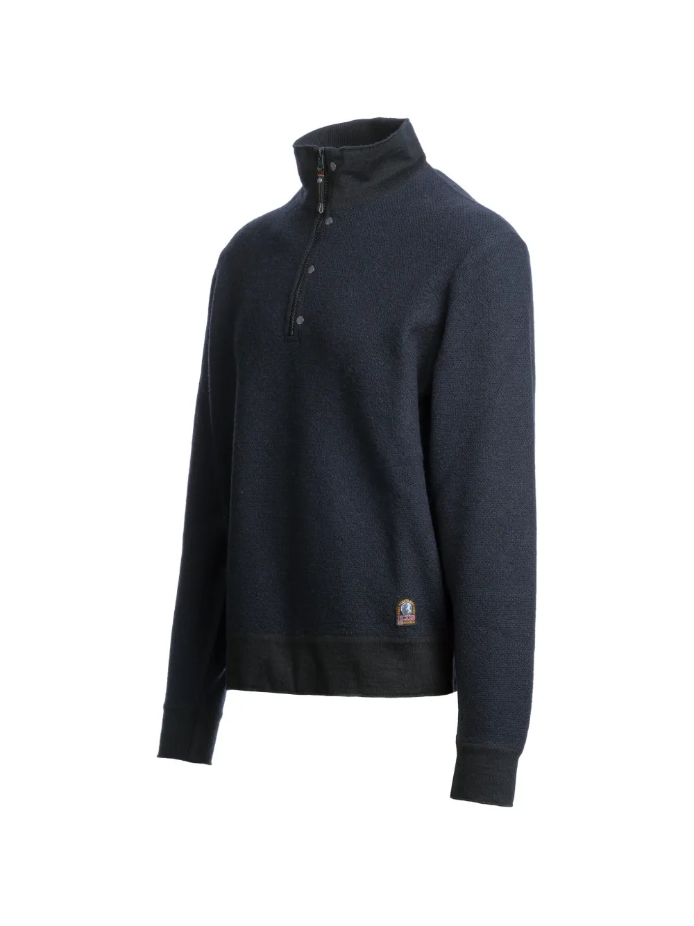 Parajumpers Gebreide trui met halve rits Blauw