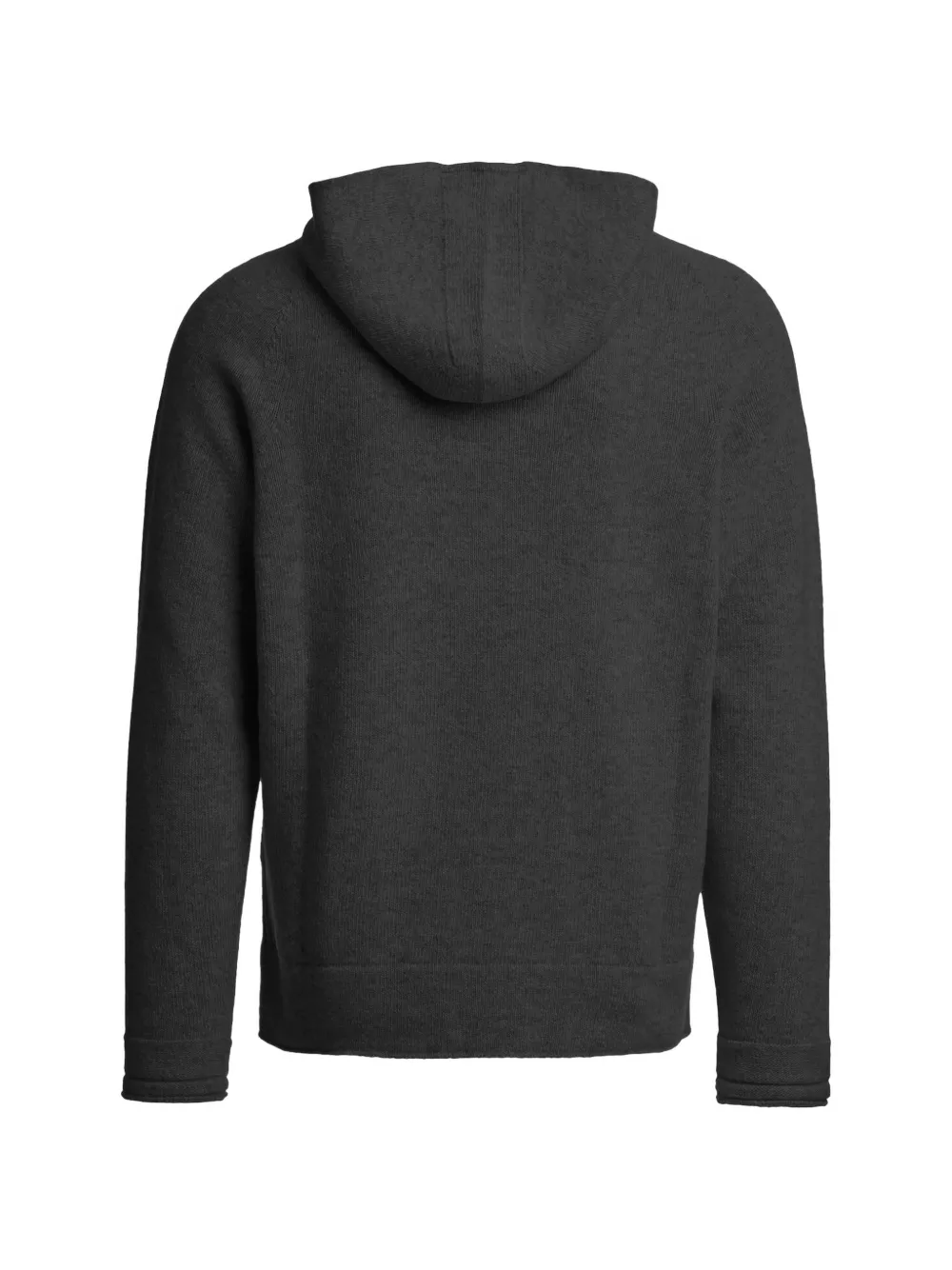 Parajumpers Sauble naadloze gebreide wollen hoodie Zwart