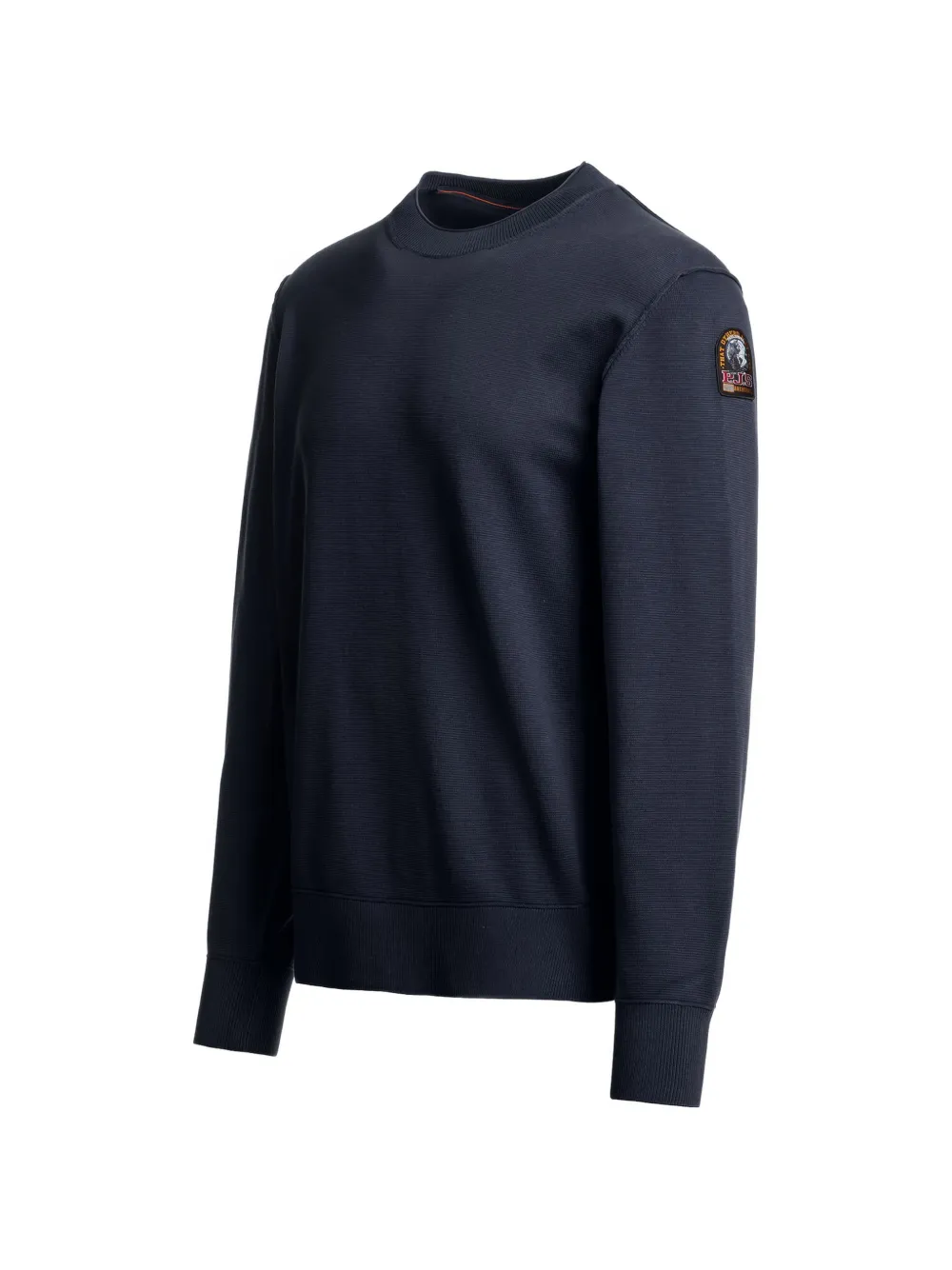 Parajumpers Basic Braw gebreide trui met logo-patch Blauw
