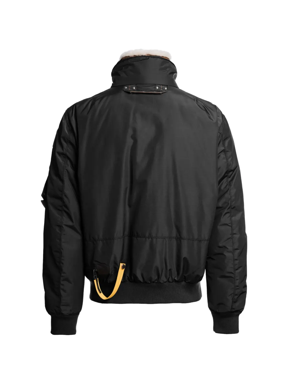 Parajumpers Fire S. donsjack met lammy afwerking Zwart