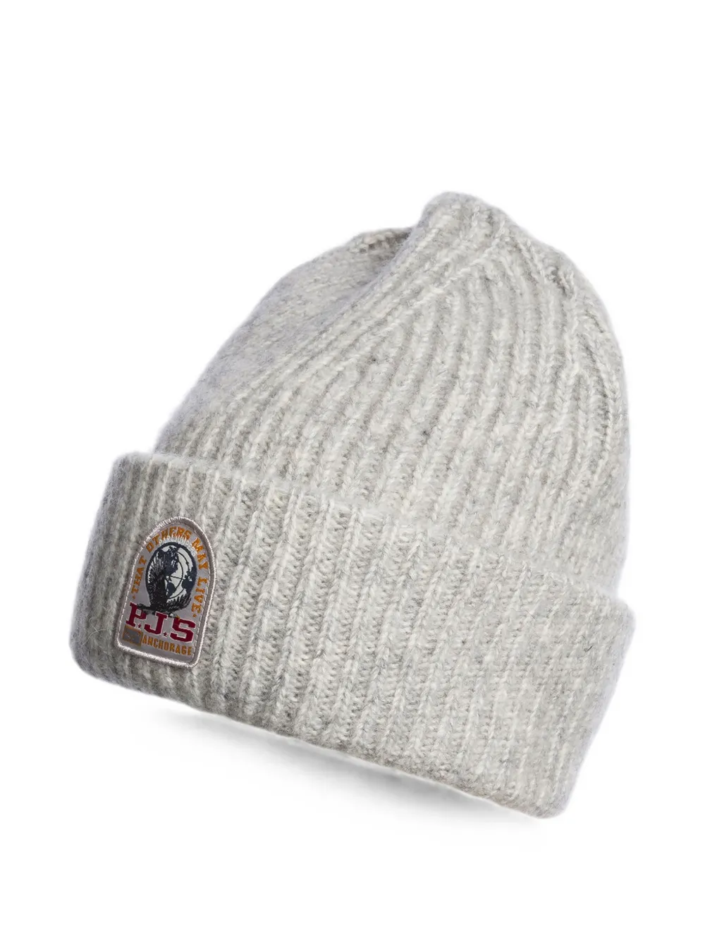 Parajumpers Mooneye Rib-knit Beanie Hat In Grey