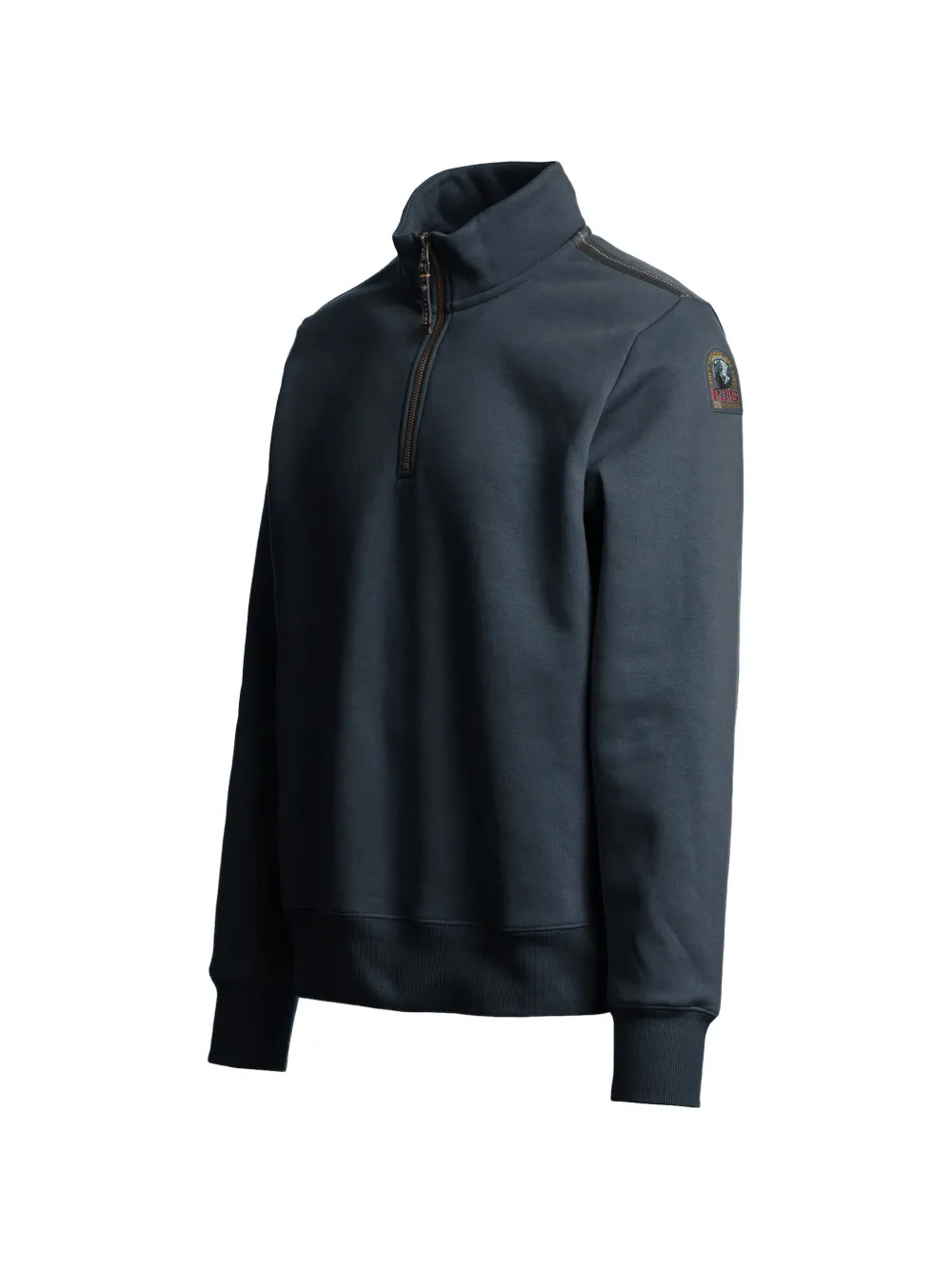 Parajumpers Broad Peak sweater met halve rits Blauw