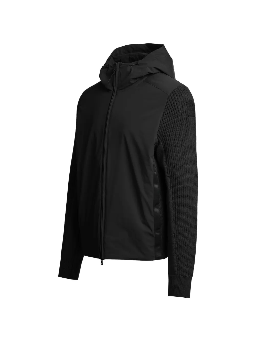 Parajumpers Rocher River hybride hoodie Zwart