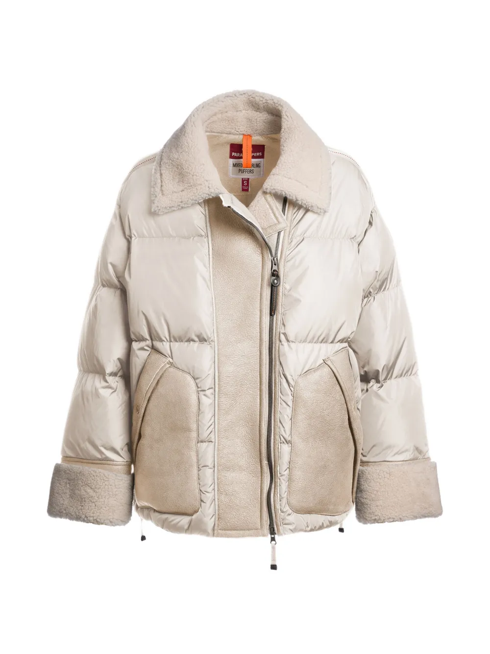 Parajumpers Chyna shearling-trimmed puffer jacket