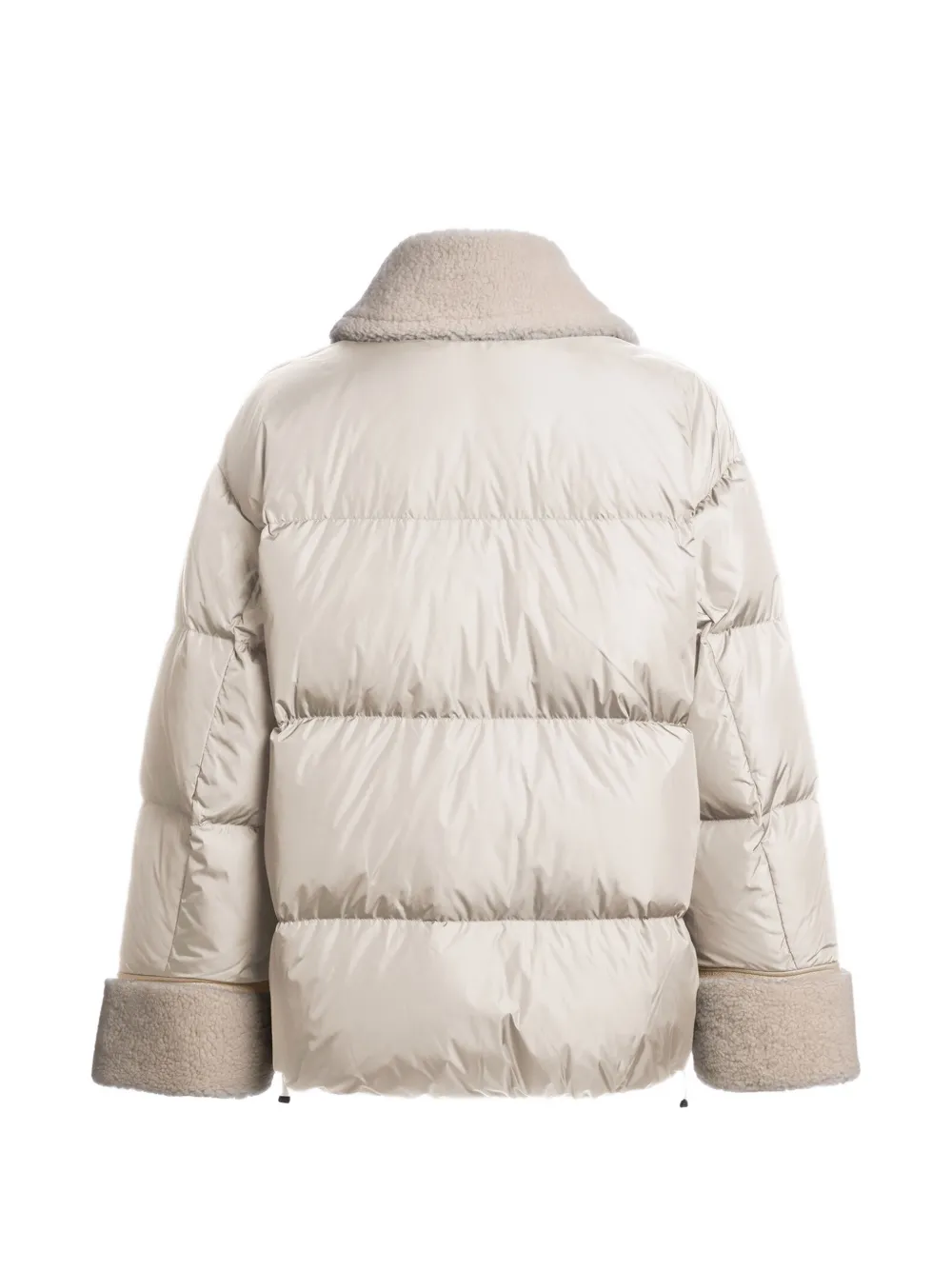 Parajumpers Chyna donsjack met lammy afwerking Wit