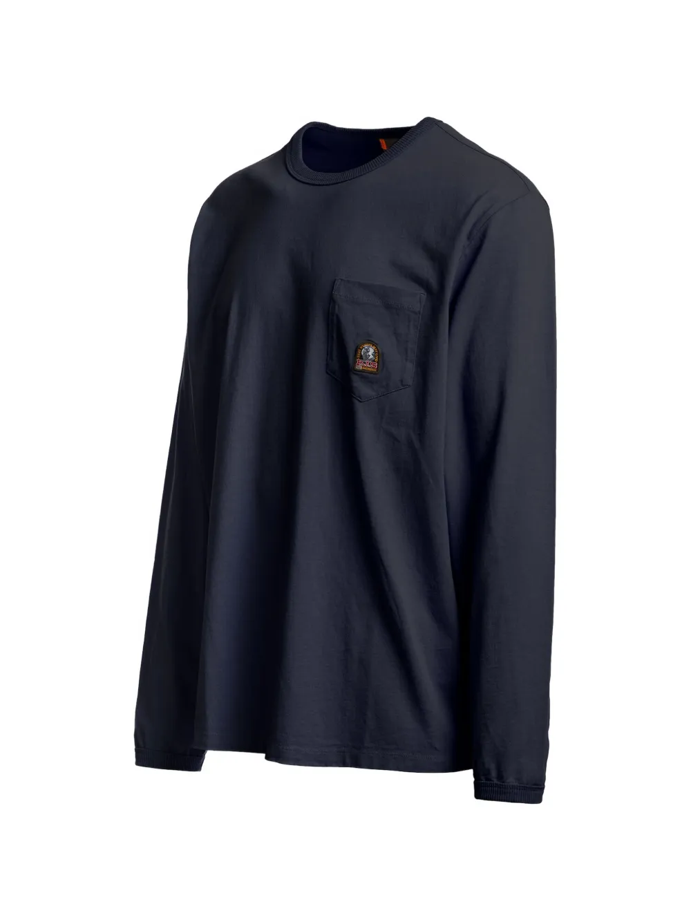 Parajumpers Caspian T-shirt met lange mouwen en logo-patch Blauw