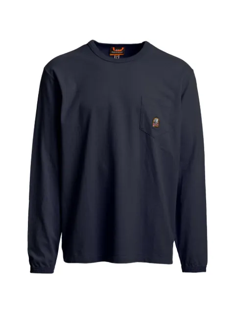Parajumpers camiseta Caspian con parche del logo de manga larga