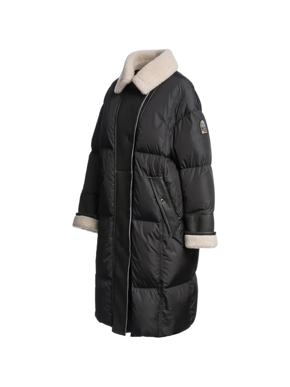 Parajumpers Velna donsjas met lammy afwerking Zwart
