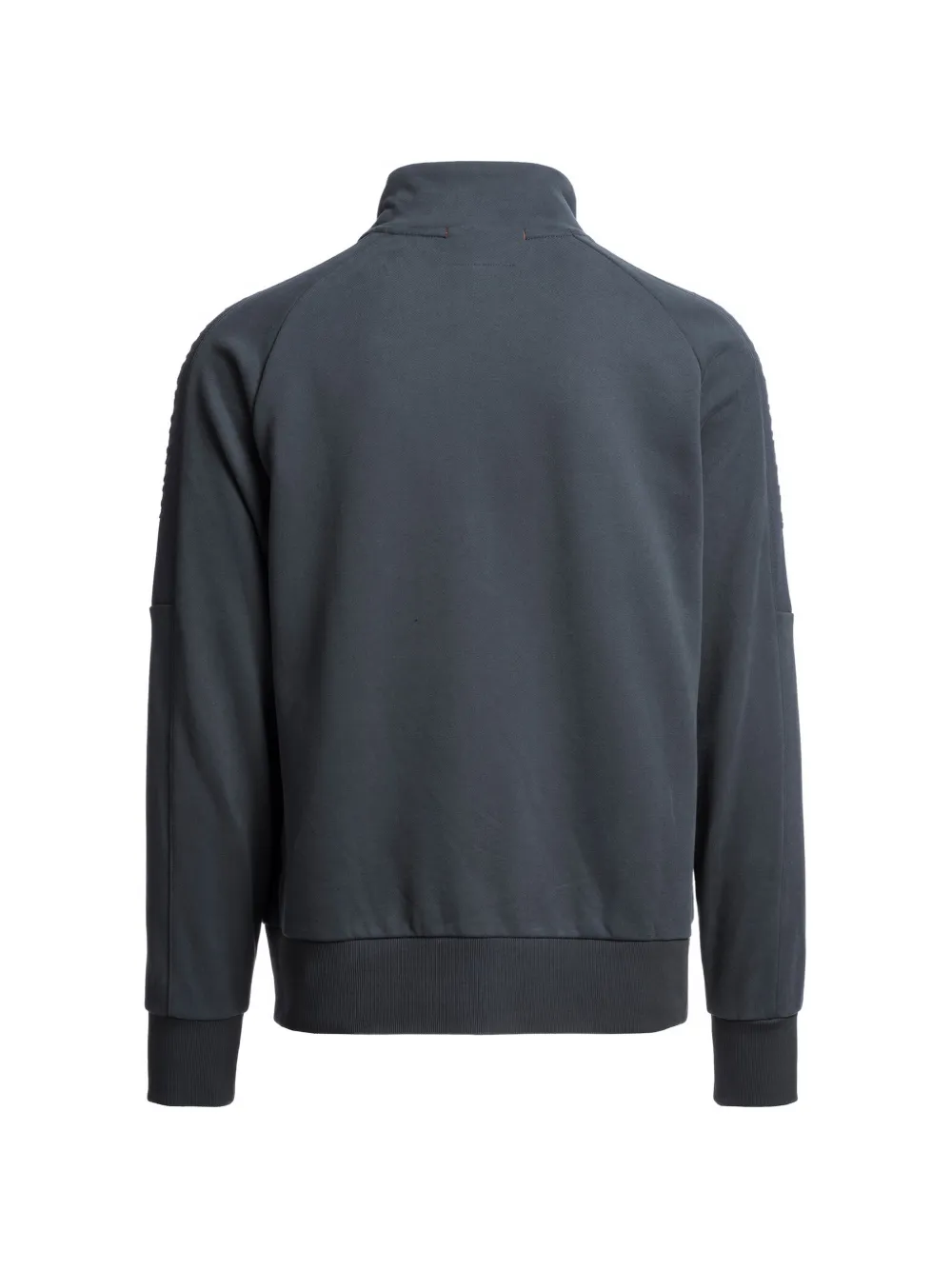 Parajumpers Otton sweater met logoband en rits Grijs