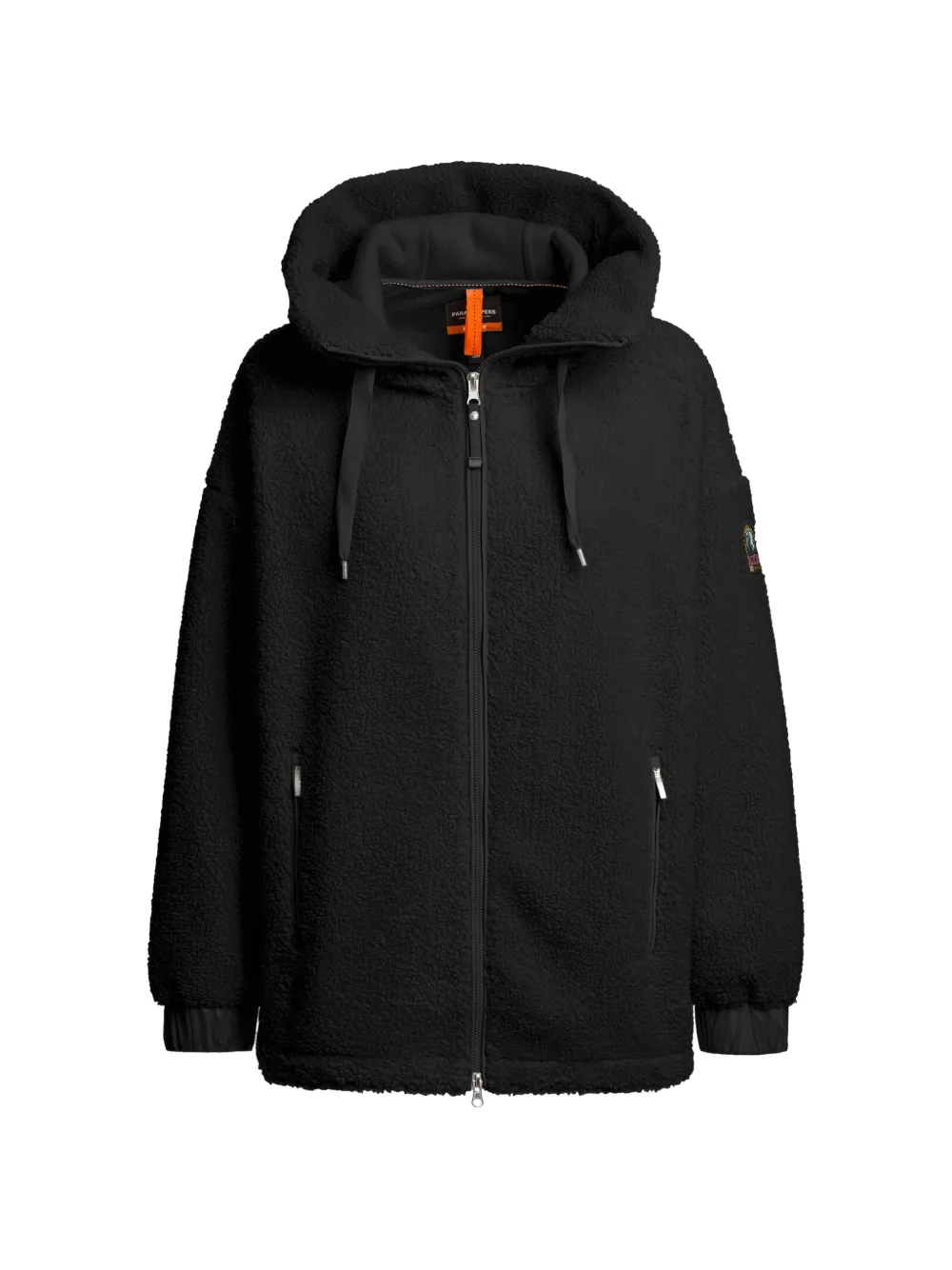 Parajumpers Noelle Fleece Full-zip Jacket In Black