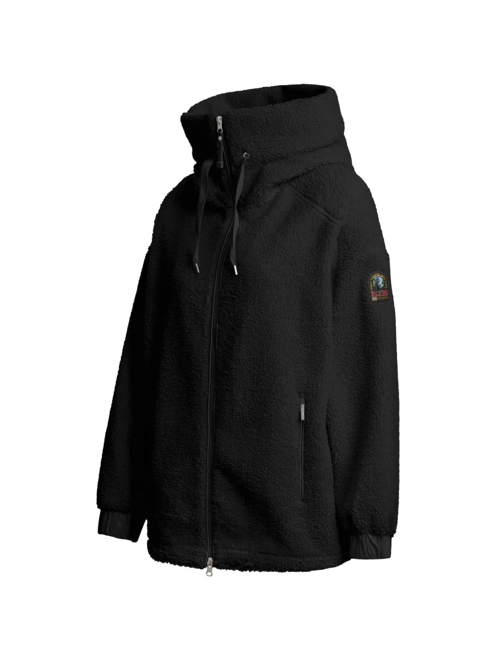 Parajumpers Noelle fleece jack met rits Zwart