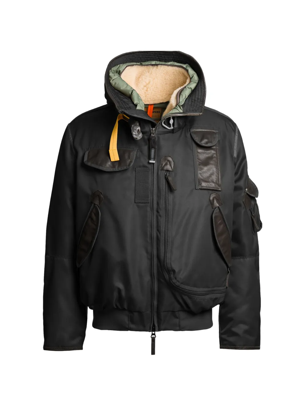 Parajumpers Gobi 20th Daunenjacke mit Shearling-Kragen - Schwarz