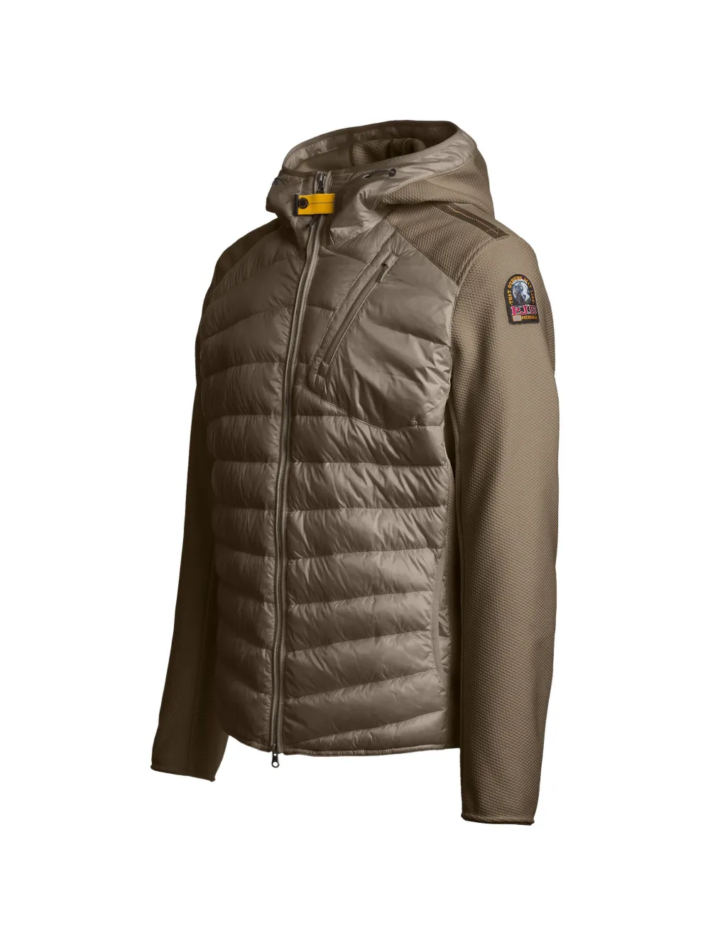 Parajumpers Nolan hybride jack met capuchon Bruin