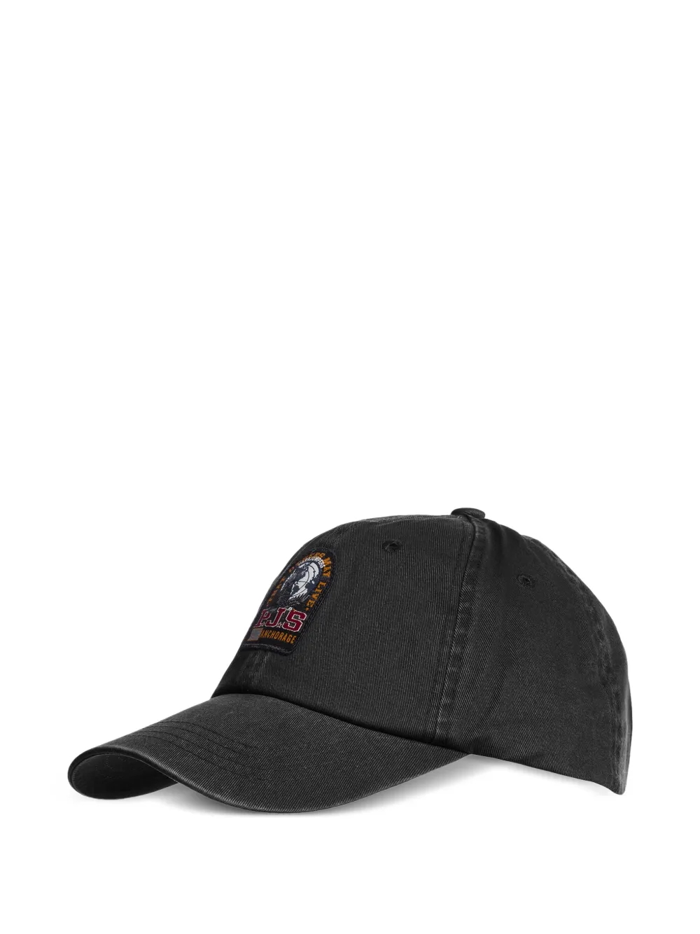 Parajumpers Leod honkbalpet met logopatch Zwart