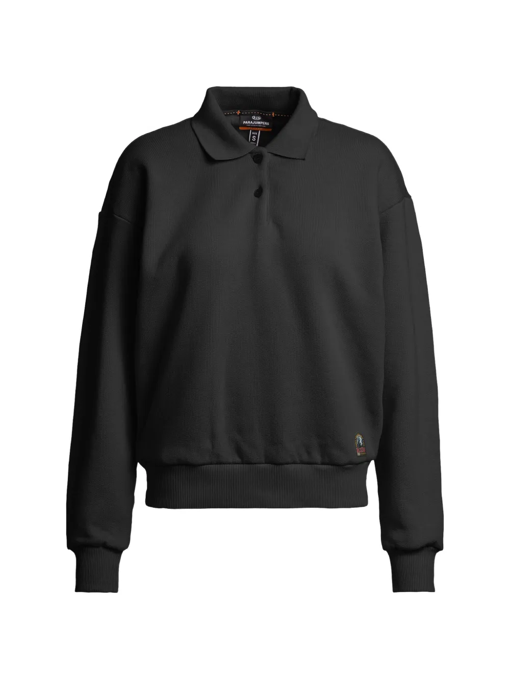 Parajumpers Saranda Pullover mit Poloshirtkragen - Schwarz